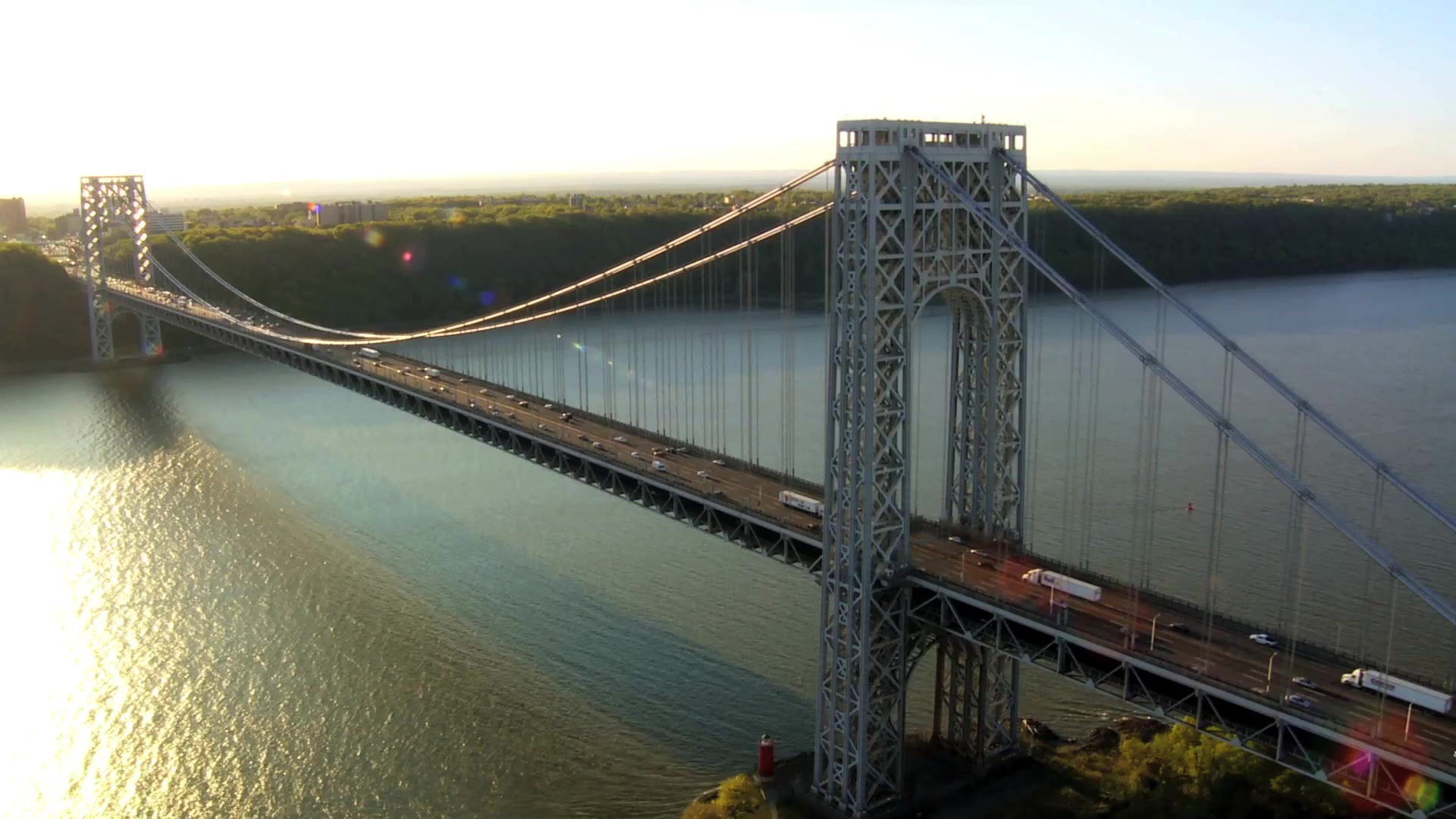 George Washington Bridge crossing the Hudson River